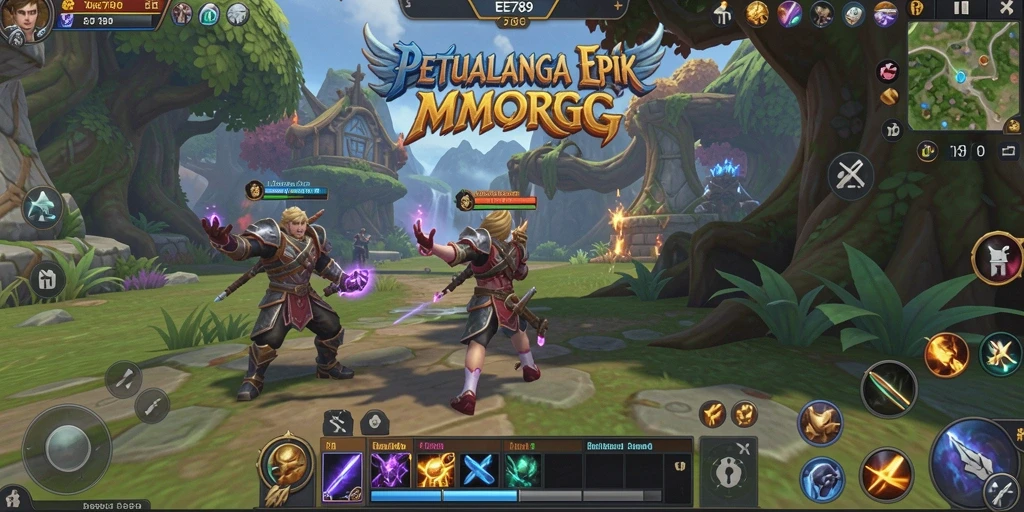 Tampilan gameplay seru dan dunia luas di EE789.