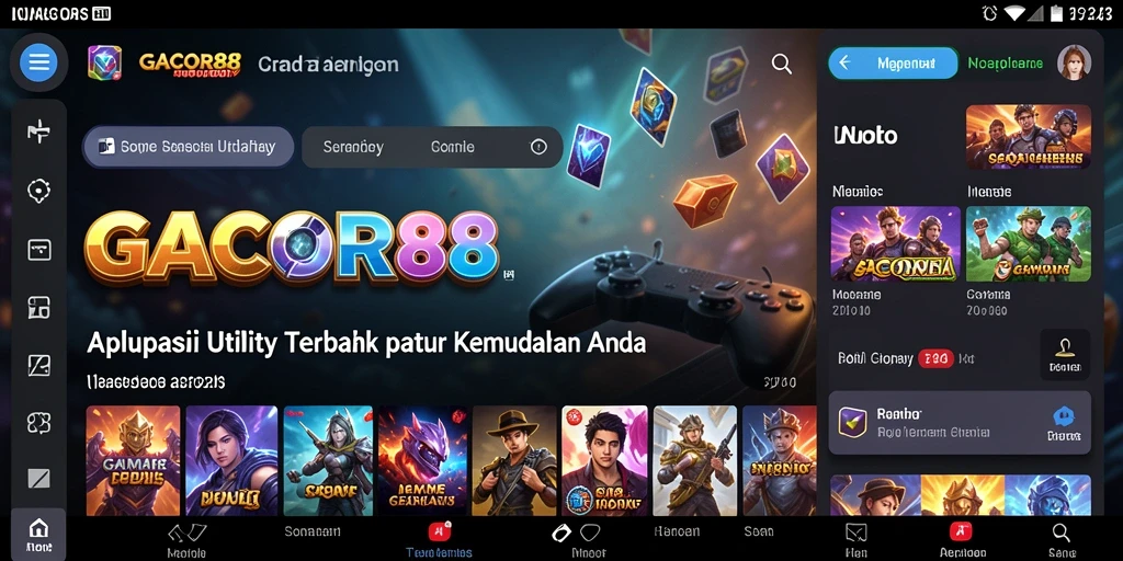 Tampilan antarmuka sederhana GACOR88 yang memudahkan pengguna.