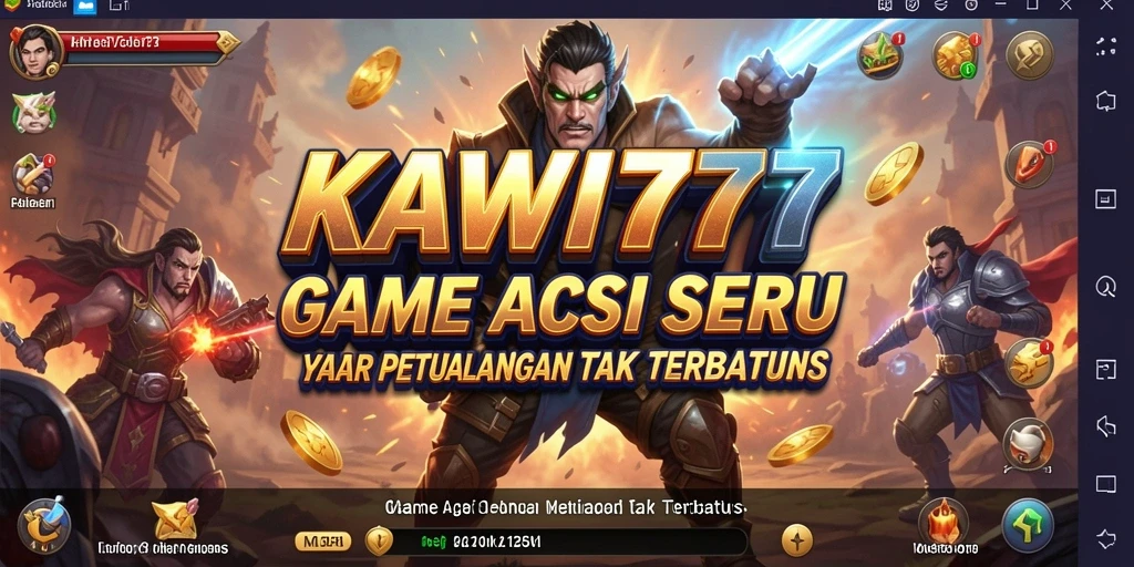 Screenshot menunjukkan aksi seru dari KAWI777 saat bertempur.
